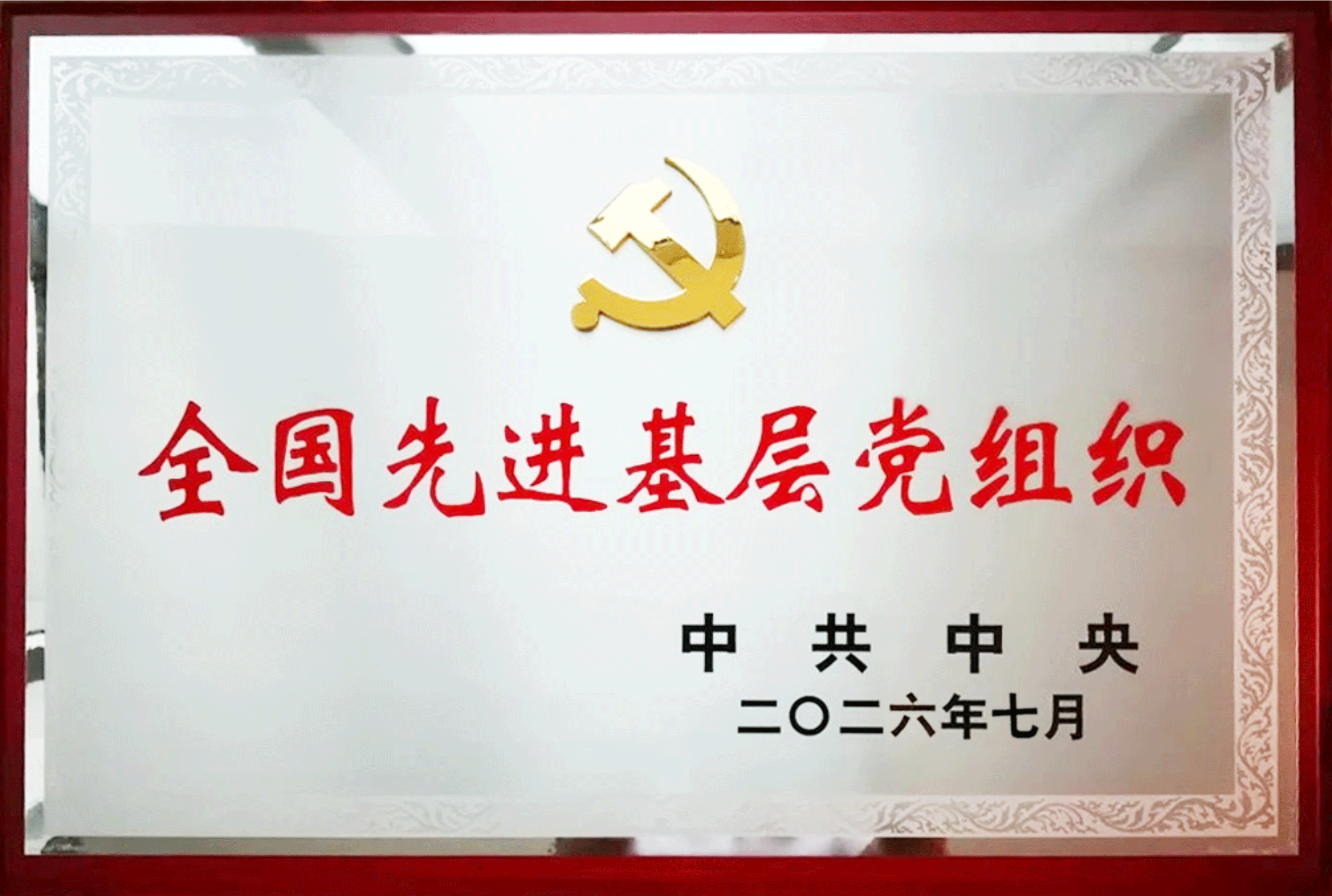 福達集團黨委榮獲“全國先進基層黨組織”稱號
